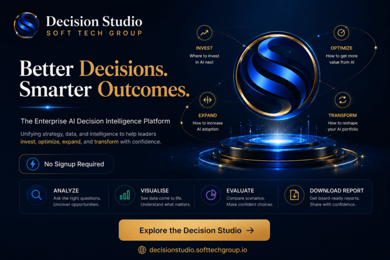 Decision Studio – Invest, Optimize, Expand and Transform